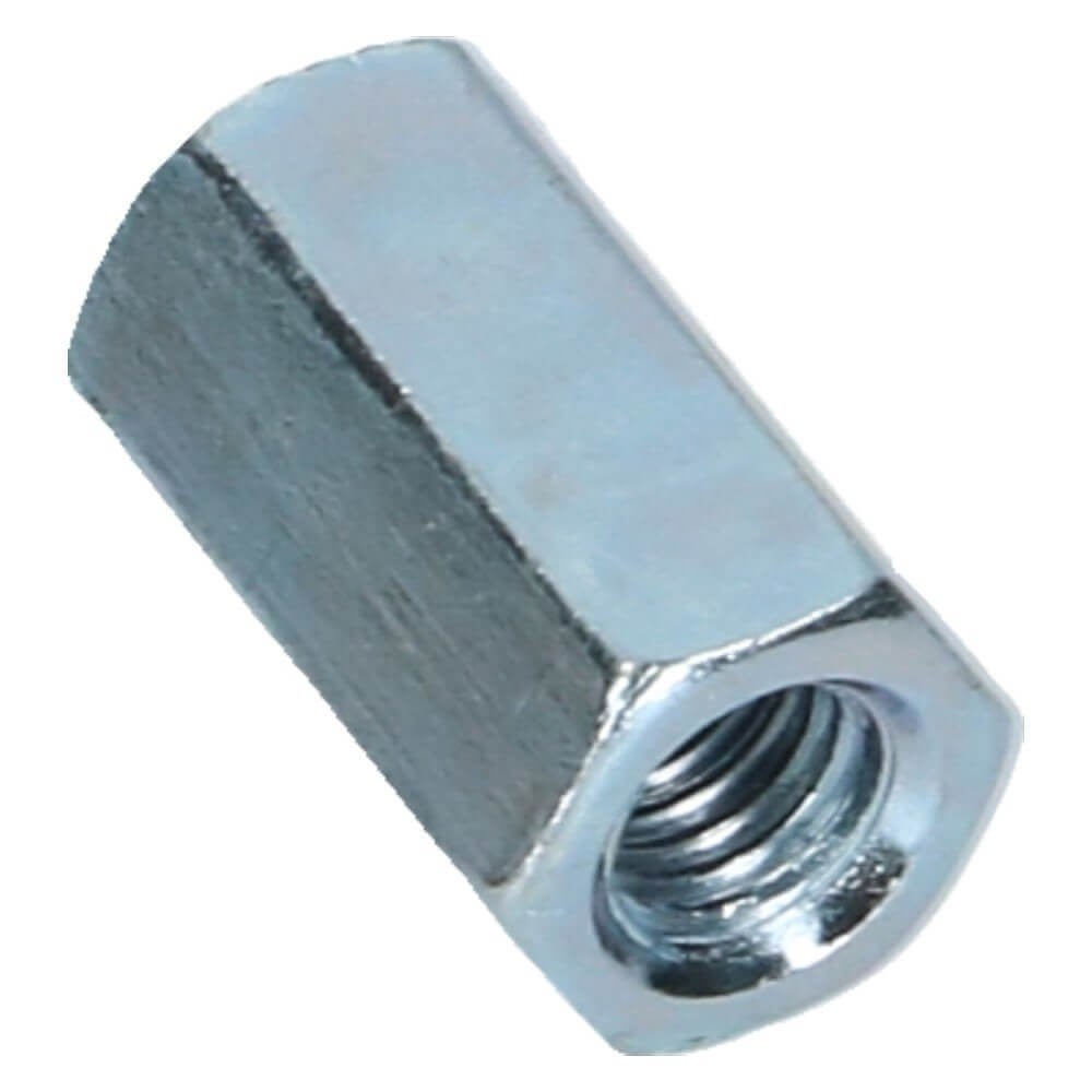 Koppelmoer Din 6334 M3x9 verzinkt SW5.5 - 200 stuks