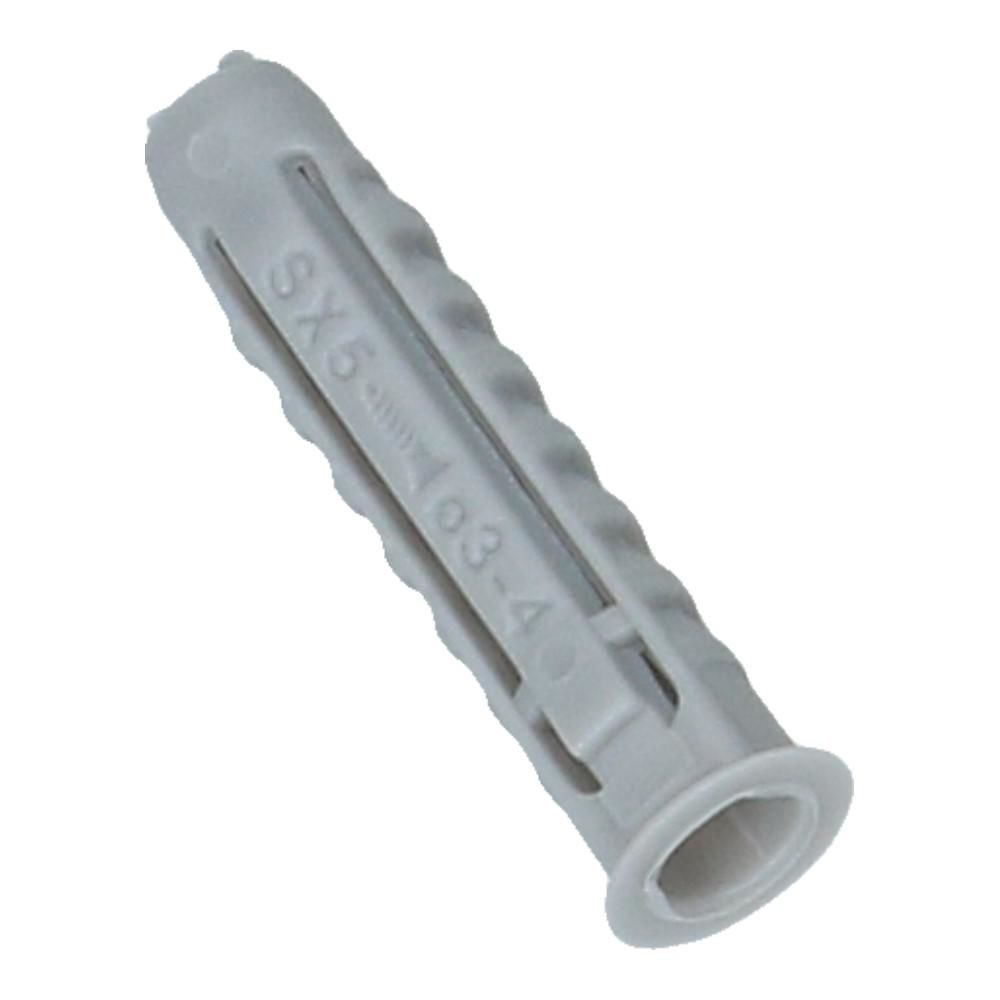 Nylon plug SX met rand 5x25mm - 100 stuks