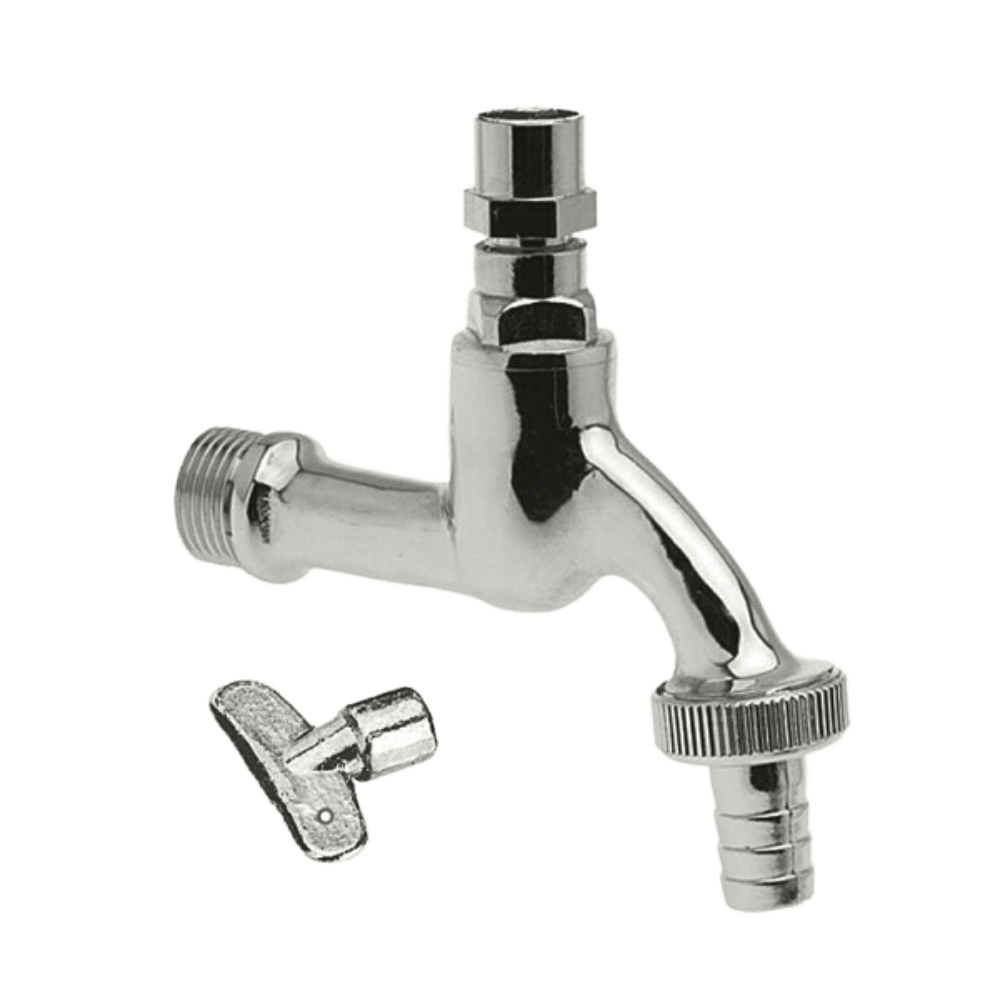BONFIX Tapkraan 1/2 + sleutel chroom