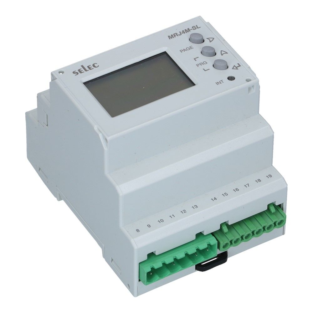 Multi-Function dinrail meter met 2xrj45 voor trafo splitlaod