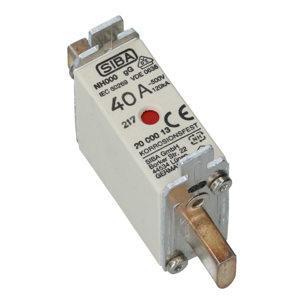 Mespatroon NH000 40A gL/gG 500V 78x20.5x42
