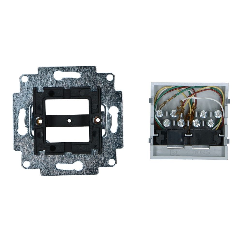 Inbouwsokkel telefoon 2xRJ11 ART 9022 Inbouwsokkel telefoon 2xRJ11 ART 9022