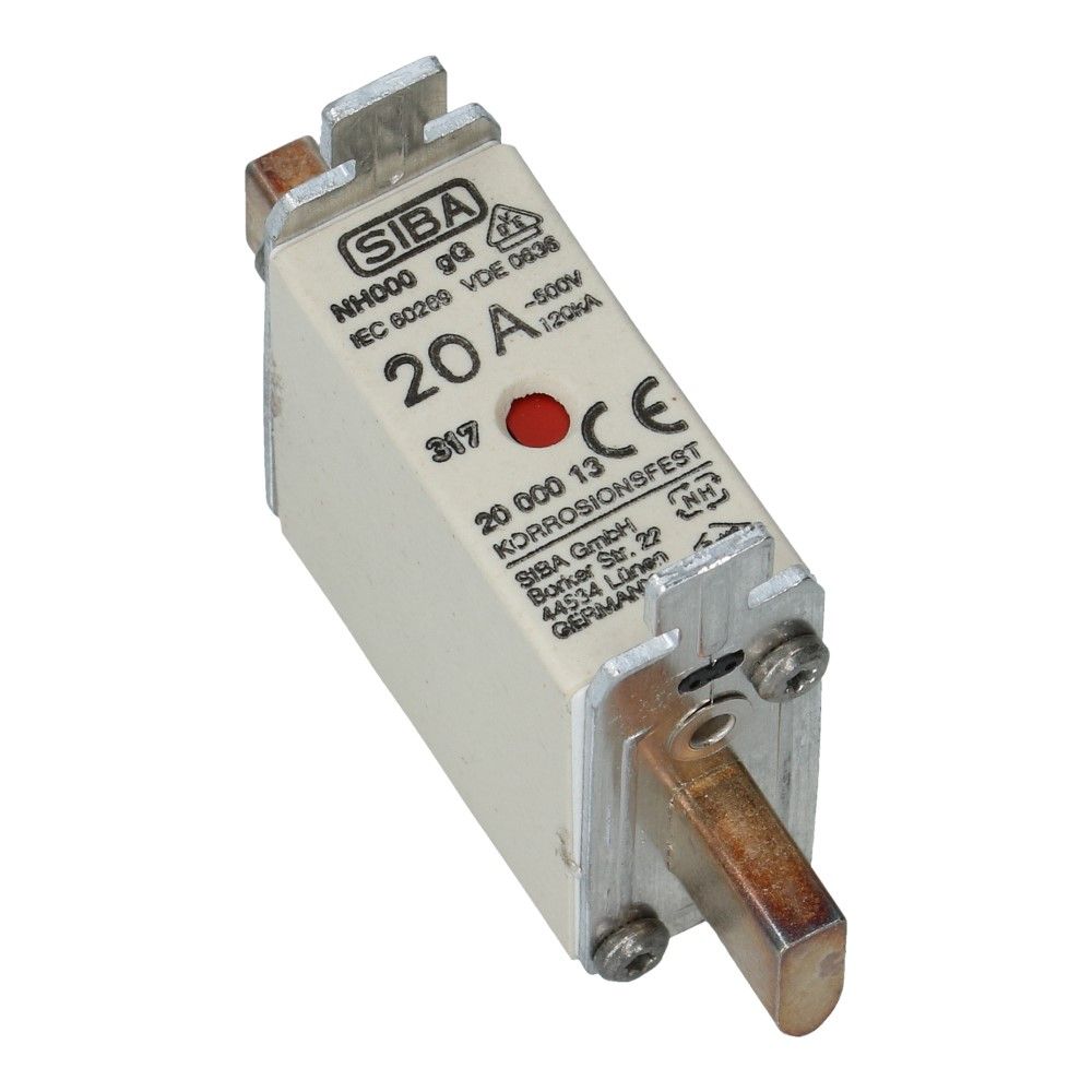 Mespatroon NH000 20A gL/gG 500V 78x20.5x42