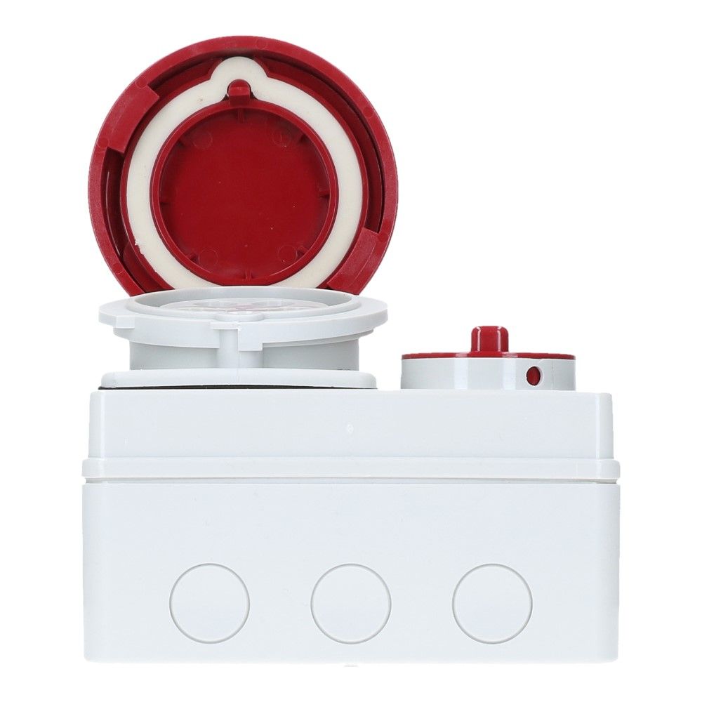 CEE schakel female 5 polig 6H 32A IP67 opbouw wcd 380-415VAC