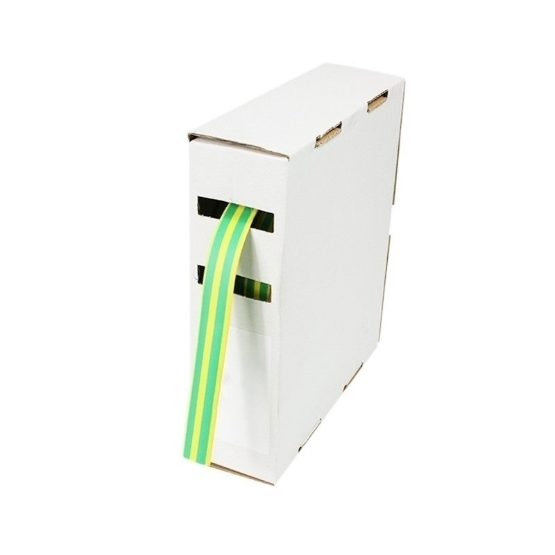 Krimpkous geel-groen 2.4mm na krimp 1.2 mm 10 meter