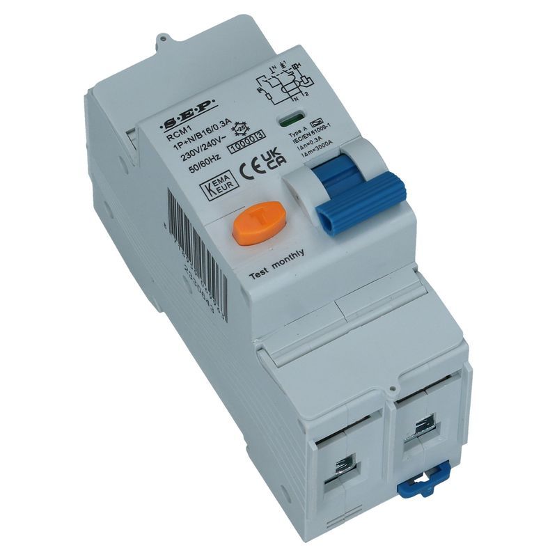 Aardlekautomaat HI B 6A 1 polig + nul Type A[G] 30mA 10kA