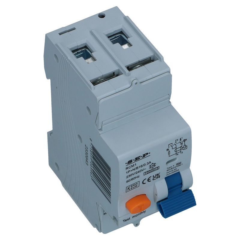 Aardlekautomaat HI B 6A 1 polig + nul Type A[G] 30mA 10kA