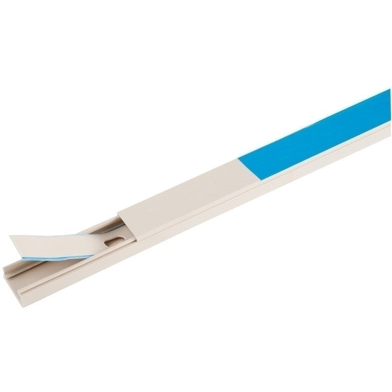 Leidingkoker 25x13mm creme - 5 stuks à 2 meter