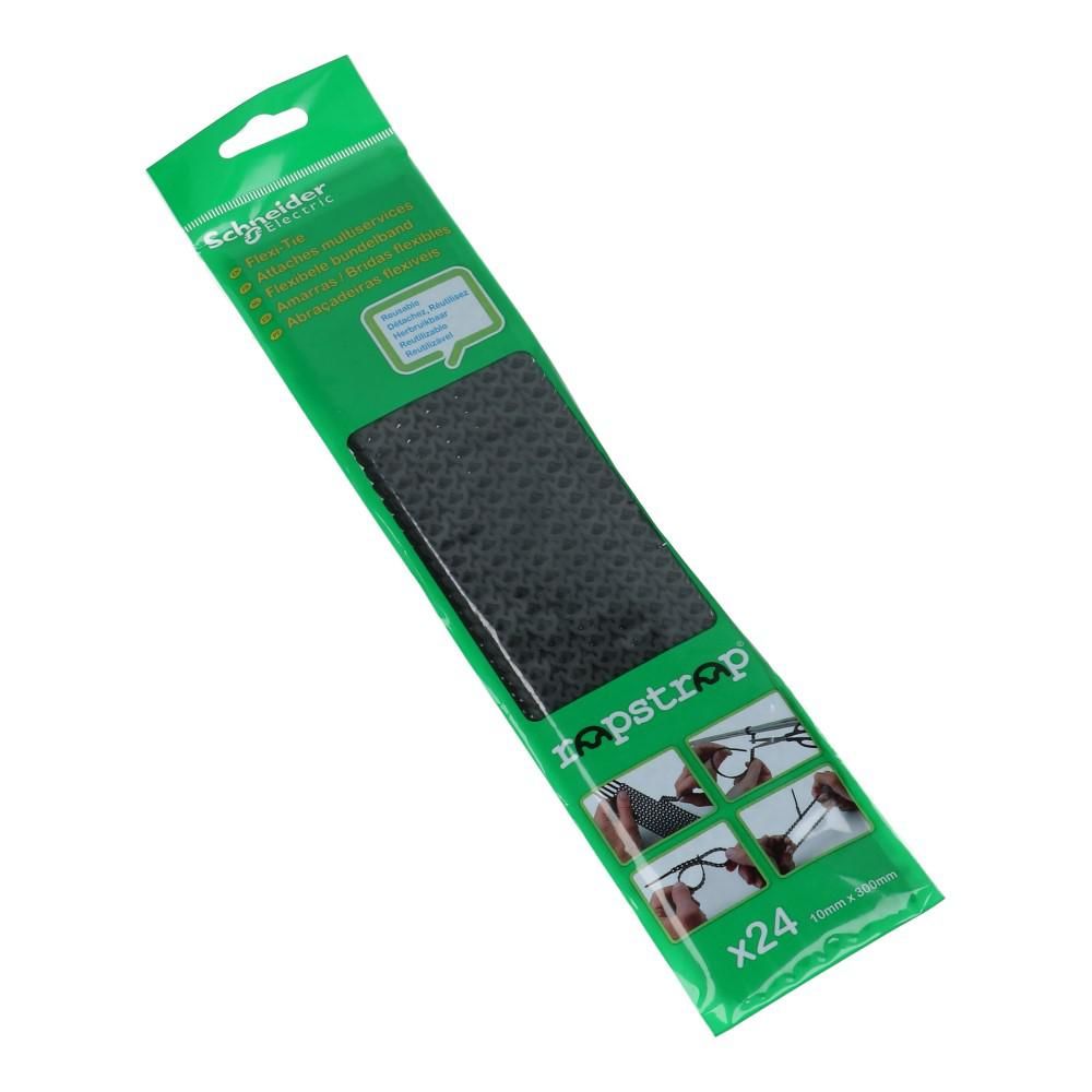 Rapstrap flex bundelband zwart - 24 stuks Rapstrap flex bundelband zwart - 24 stuks