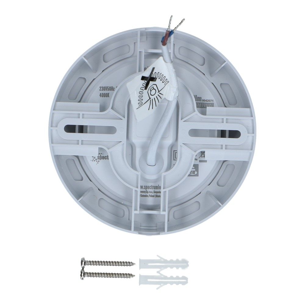 LED downlight inbouw/opbouw IP20 6W 560lm 3000K 115mm LED downlight inbouw/opbouw IP20 6W 560lm 3000K 115mm