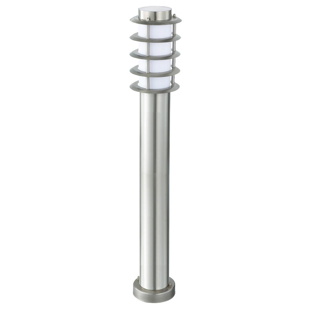 Buiten paallamp 80cm RVS E27 230V max 60W IP44 Ladin-4