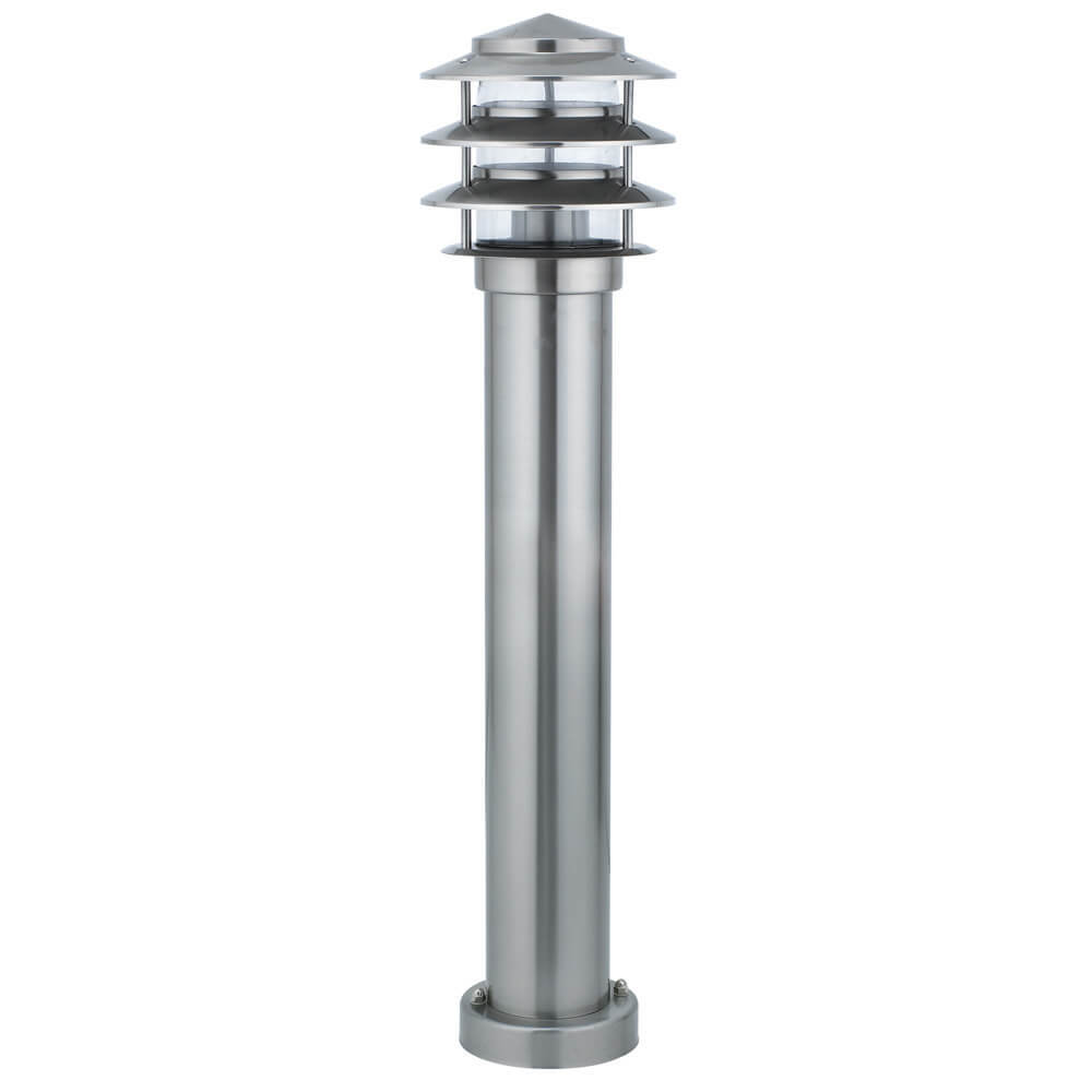Buiten paallamp 45cm RVS E27 230V max 60W IP44 Kayin-3