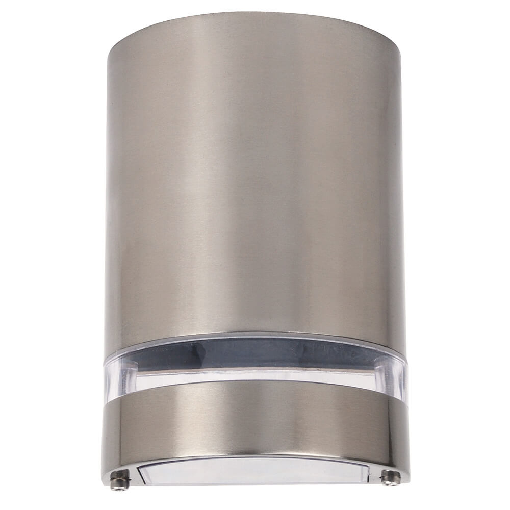 Buiten wandlamp 16cm RVS GU10 230V max 75W IP44 Gardenya-3 Buiten wandlamp 16cm RVS GU10 230V max 75W IP44 Gardenya-3