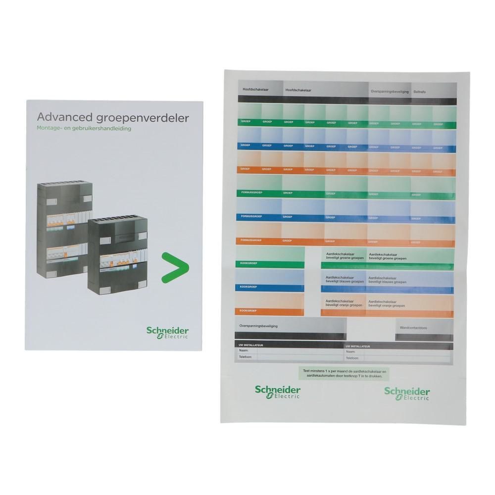 Groepenkast 1 fase 4 groepen + beltrafo Resi9 Groepenkast 1 fase 4 groepen + beltrafo Resi9