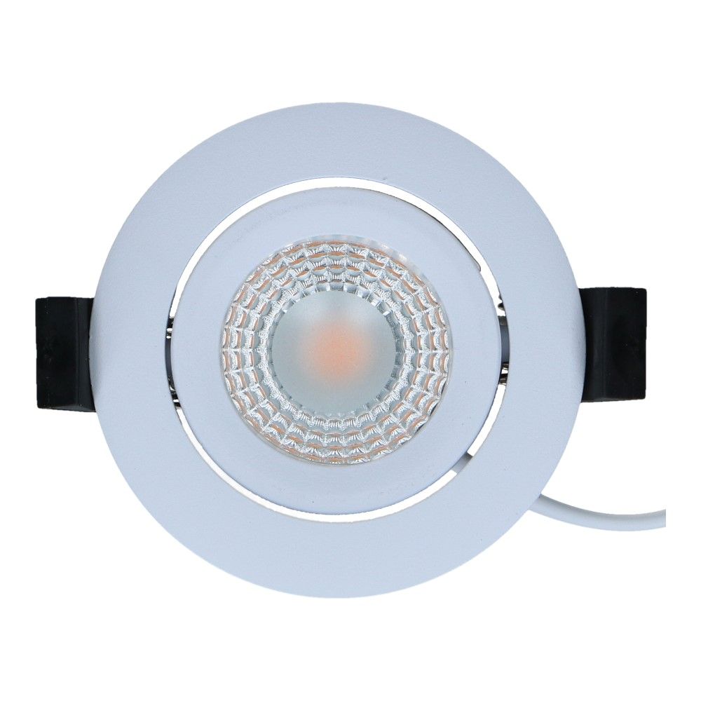 LED spot wit IP65 5W 450lm 2700k 84mm kantelbaar dimbaar LED spot wit IP65 5W 450lm 2700k 84mm kantelbaar dimbaar
