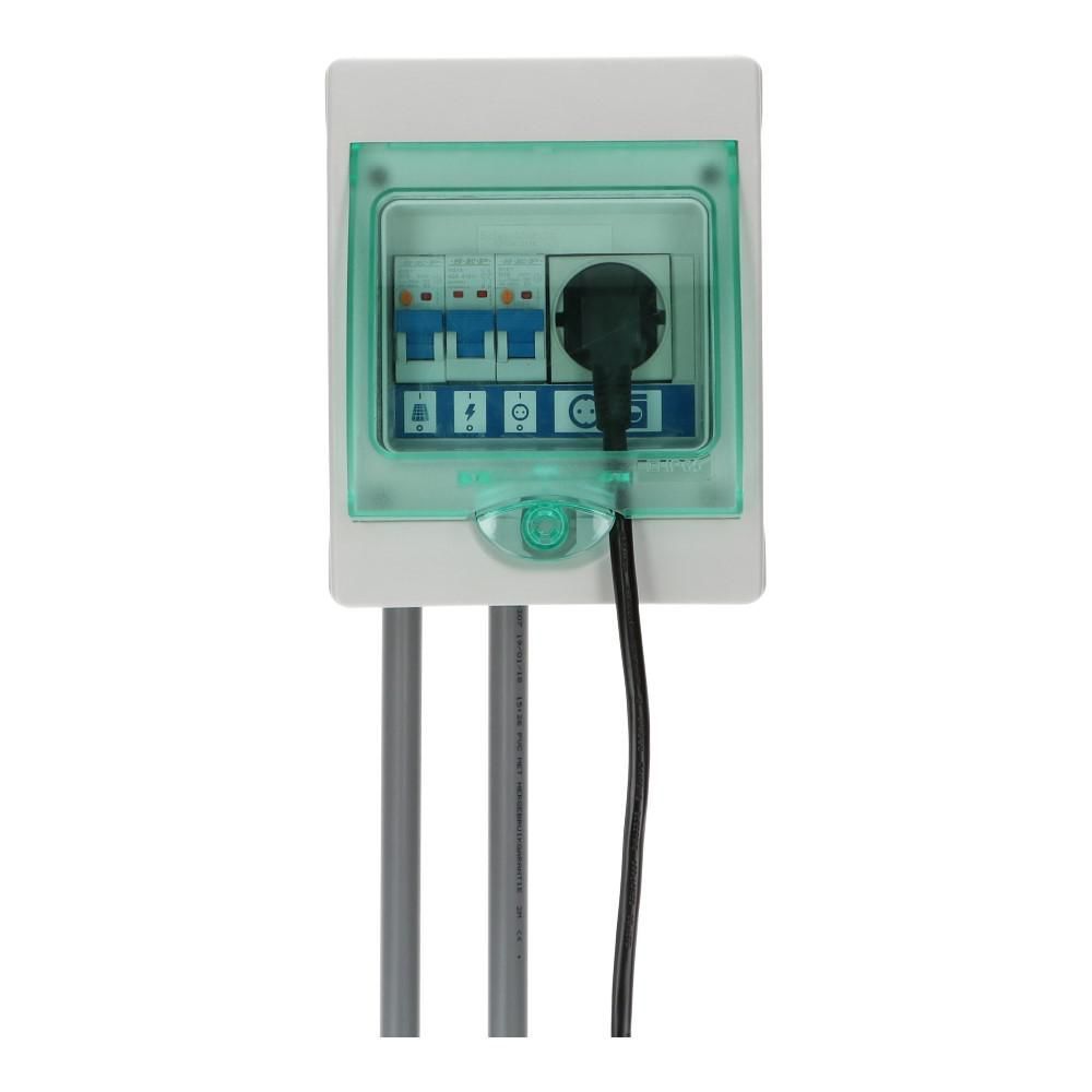 PV verdeler Green-line 1xwcd Aardlekautomaat 16A B 30mA PV verdeler Green-line 1xwcd Aardlekautomaat 16A B 30mA