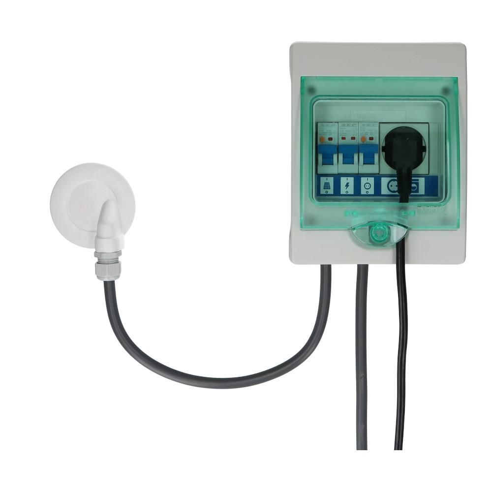 PV verdeler Green-line 1xwcd Aardlekautomaat 16A B 30mA PV verdeler Green-line 1xwcd Aardlekautomaat 16A B 30mA