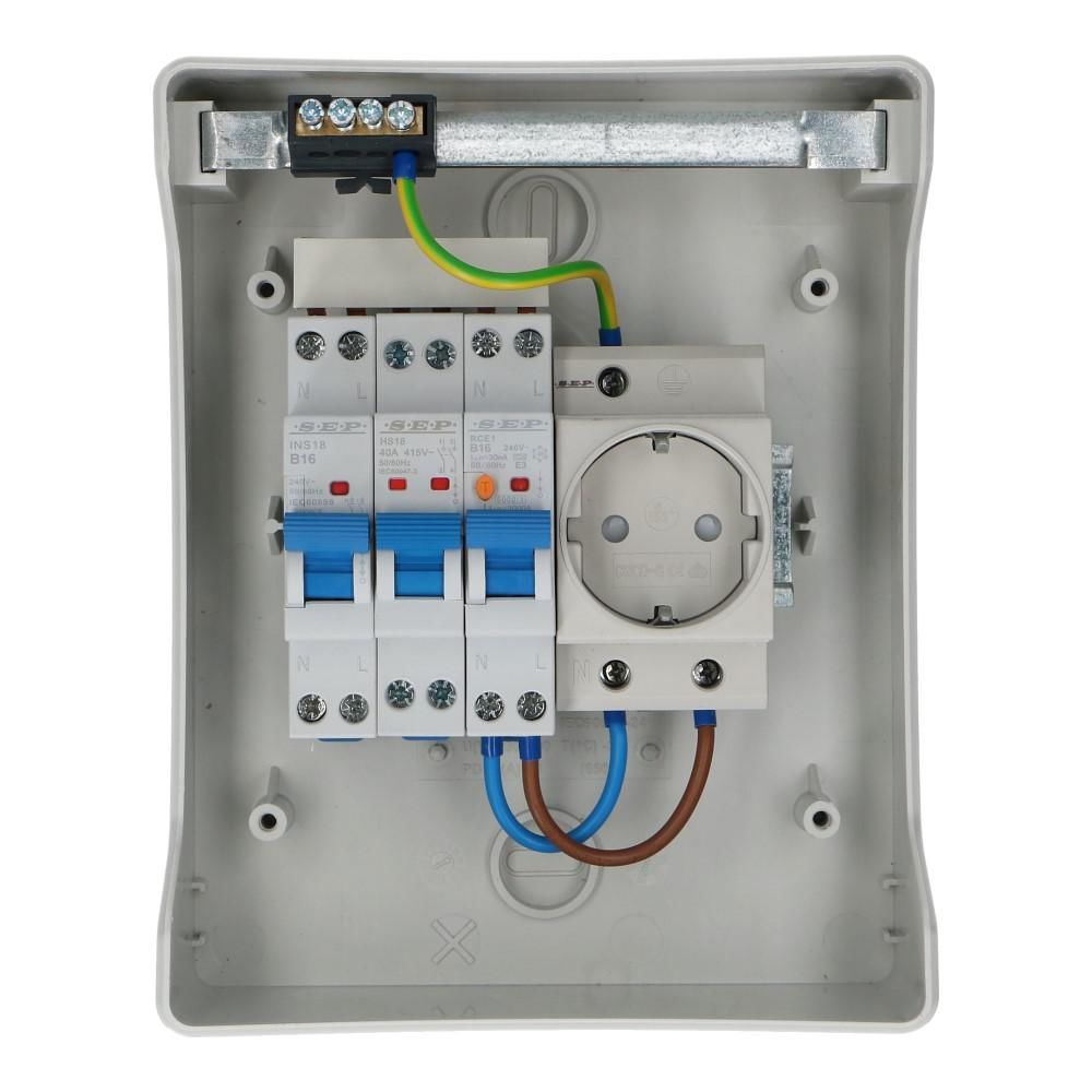 PV verdeler Green-line 1xwcd Installatieautomaat 16A B PV verdeler Green-line 1xwcd Installatieautomaat 16A B