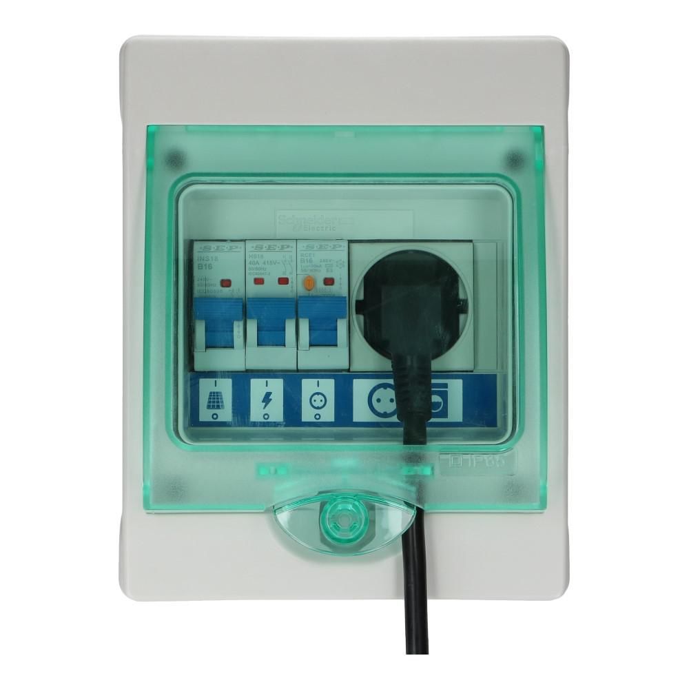 PV verdeler Green-line 1xwcd Installatieautomaat 16A B PV verdeler Green-line 1xwcd Installatieautomaat 16A B