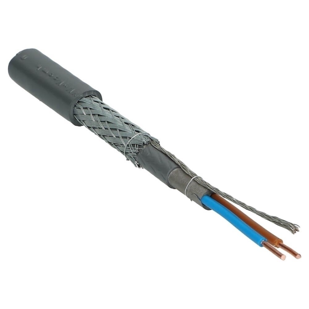 Grondkabel VO-YMvKas 2x2.5mm² Dca-s2,d2,a3