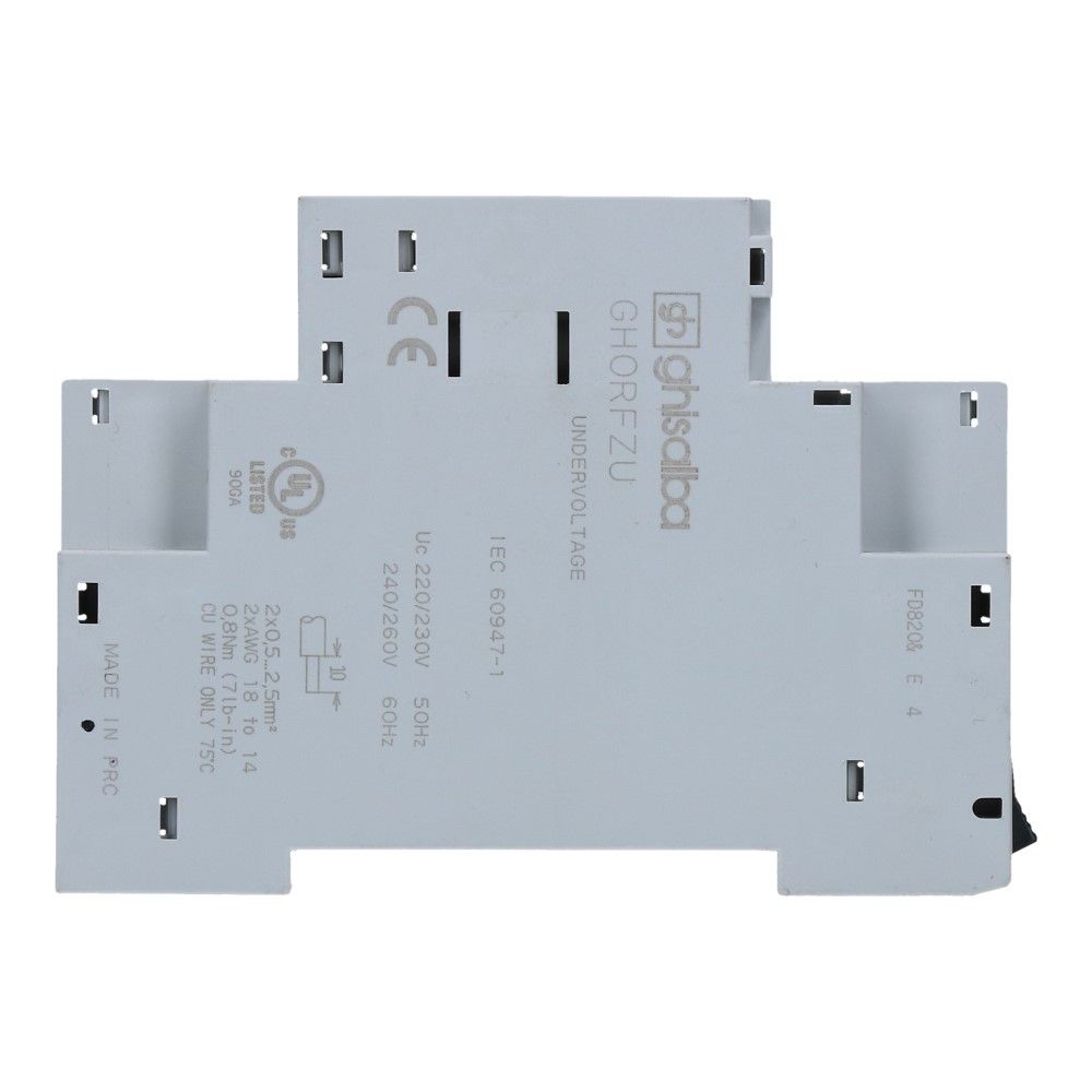 Ondervoltage trip 220-230V 50Hz/240-260V 60Hz voor GH3 serie Ondervoltage trip 220-230V 50Hz/240-260V 60Hz voor GH3 serie