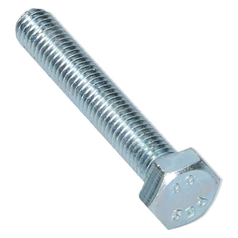 Zeskanttapbout 8.8 verzinkt Din 933 M6x8 - 200 stuks