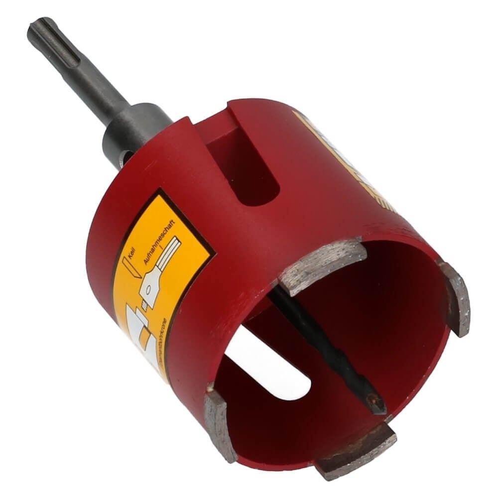 Dozenboor diameter 82mm sds adapter en centreerboor