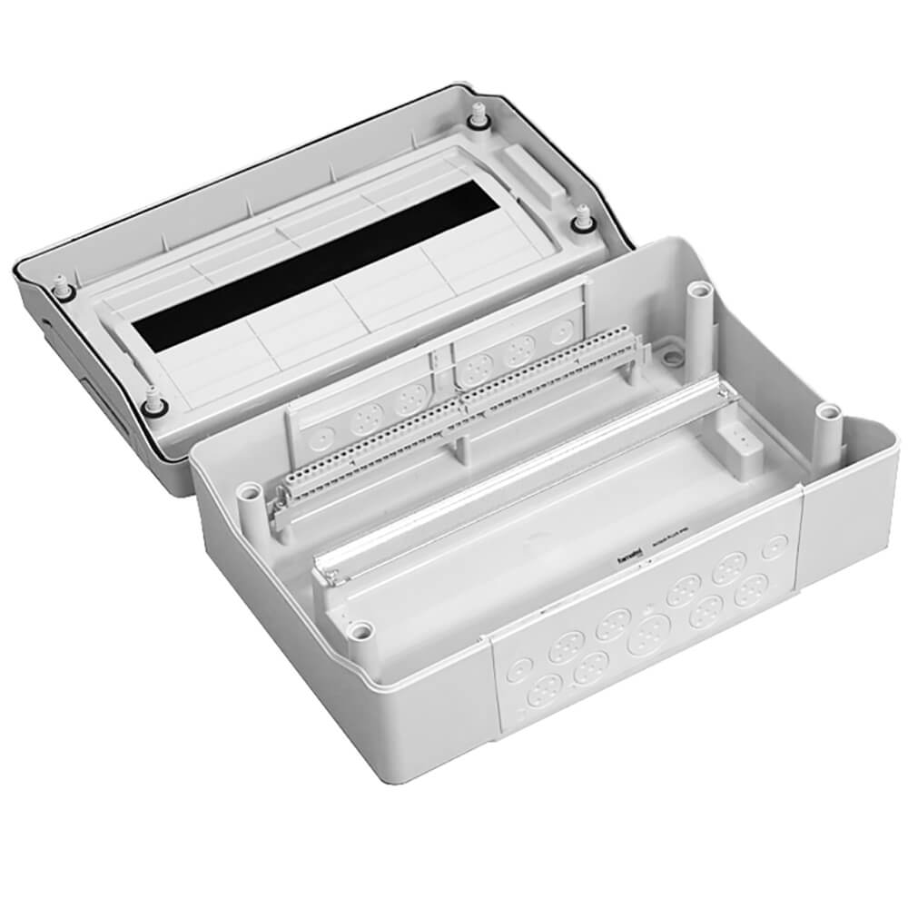 Ledige kast 18 modules IP65 289x432x160mm Ledige kast 18 modules IP65 289x432x160mm