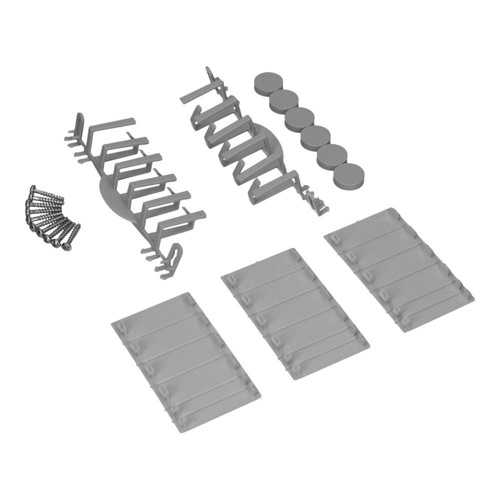 Ledige kast 18+18+18 modules IP65 639x432x160 mm Ledige kast 18+18+18 modules IP65 639x432x160 mm
