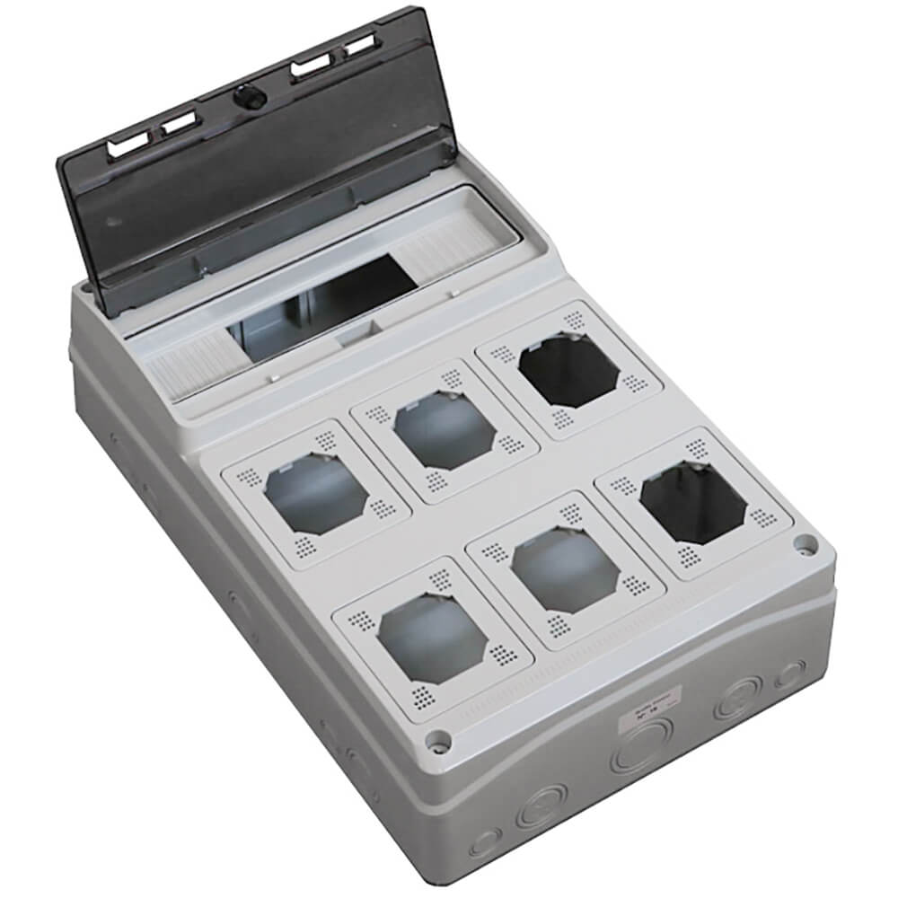 Ledige kast 16 Modules 6 Gaten Acqua combi Ledige kast 16 Modules 6 Gaten Acqua combi