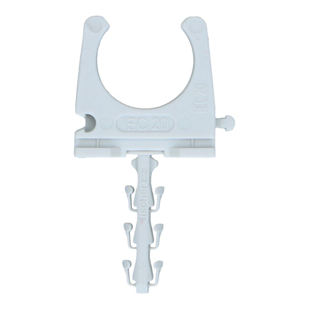 Klembeugel met plug SF Plus RC 20-21mm lichtgrijs - 100 stuks Klembeugel met plug SF Plus RC 20-21mm lichtgrijs - 100 stuks