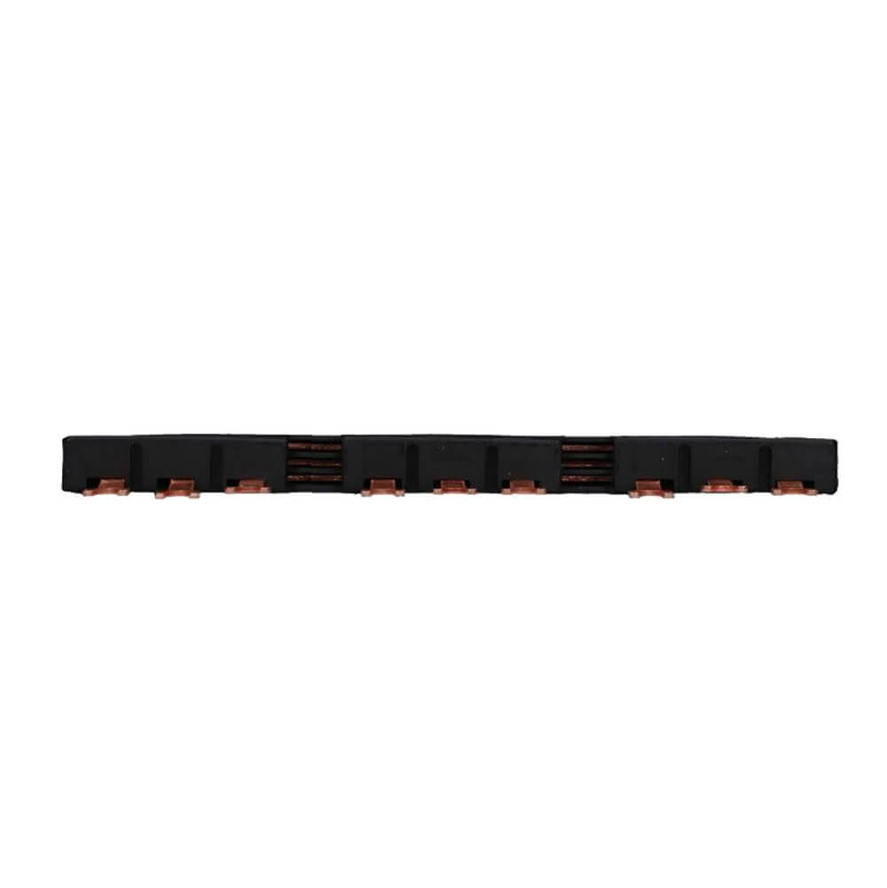 Kamrail vork 3 fase 9 poles offset 9mm tbv motorbeveiliging Kamrail vork 3 fase 9 poles offset 9mm tbv motorbeveiliging