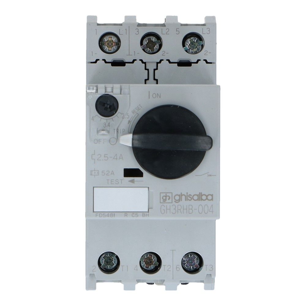 2.5-4A Motorbeveiligingsschakelaar 415VAC 100kA 2.5-4A Motorbeveiligingsschakelaar 415VAC 100kA