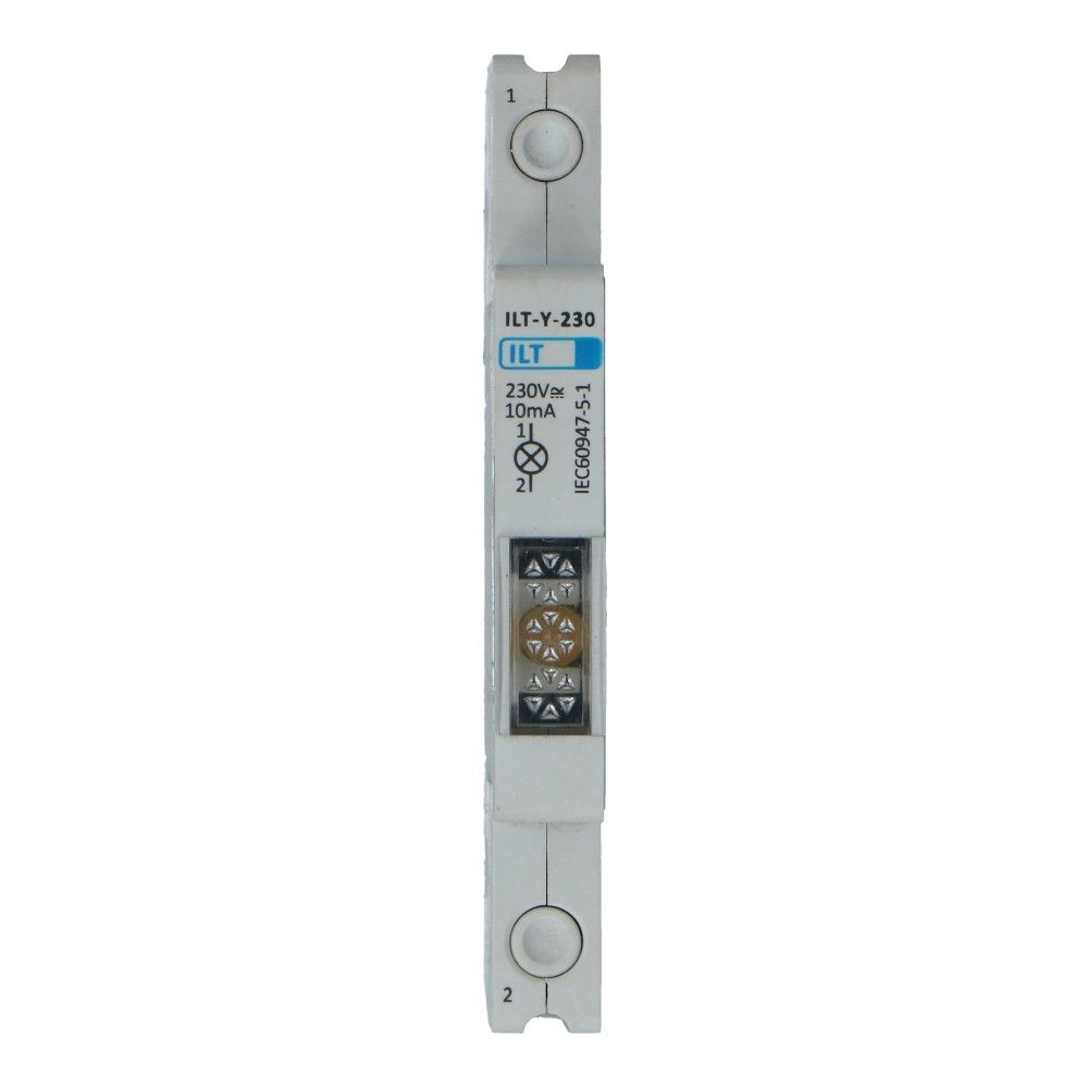 Indicatie led geel 230VAC 9mm Indicatie led geel 230VAC 9mm