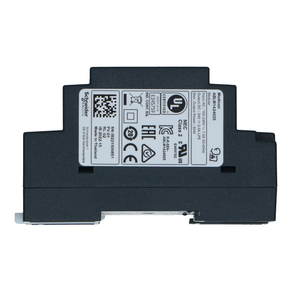 Dinrail voeding 24VDC uit 100-240VAC in 2.5A 60Watt Dinrail voeding 24VDC uit 100-240VAC in 2.5A 60Watt