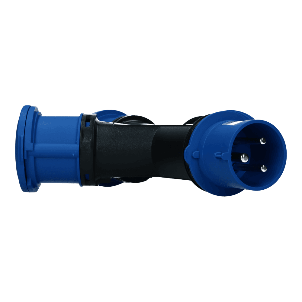 3 weg splitter 1x CEE naar 3xCEE 3p+n+e 32A 3 weg splitter 1x CEE naar 3xCEE 3p+n+e 32A
