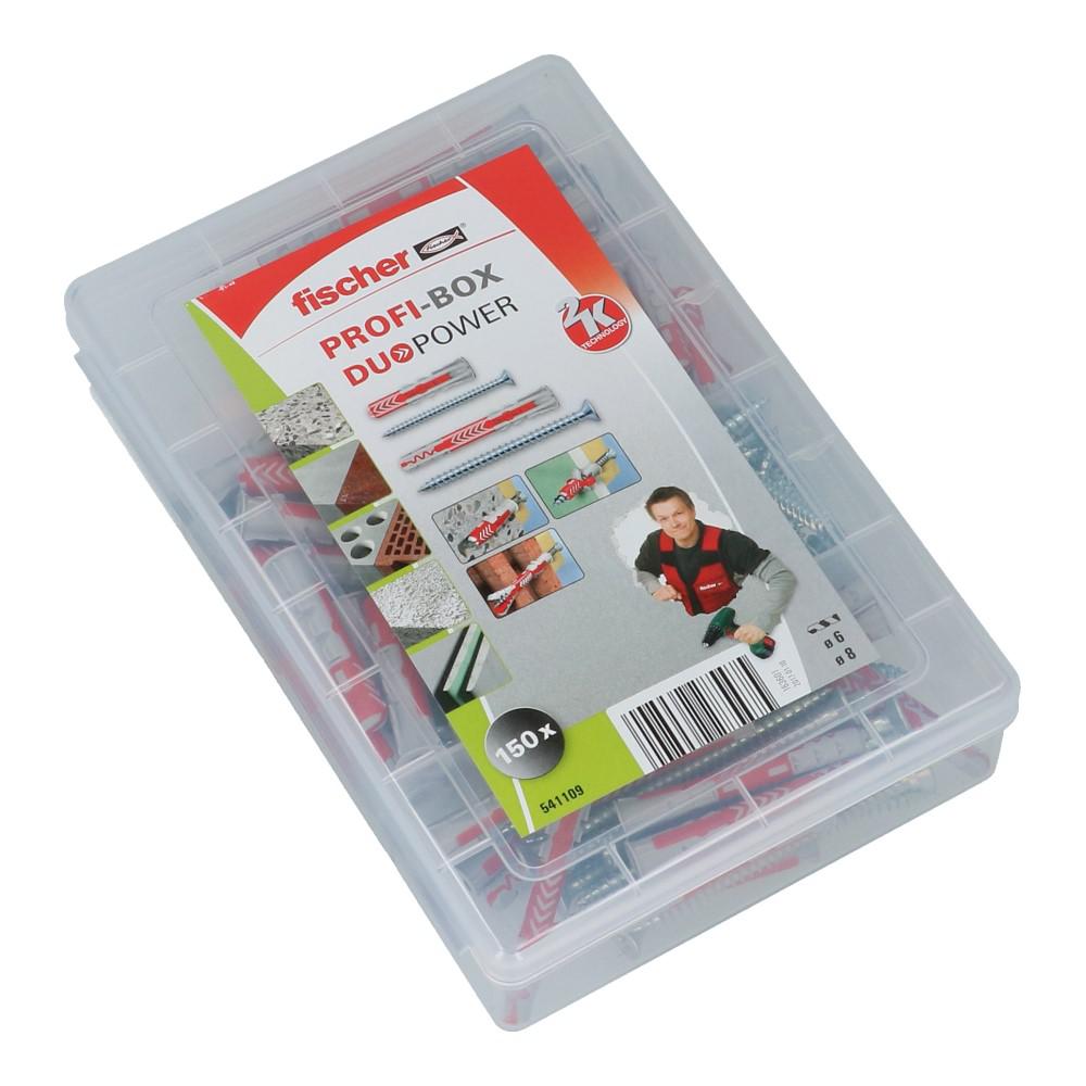 DuoPower Profibox assortiment plug en schroef kort/lang DuoPower Profibox assortiment plug en schroef kort/lang