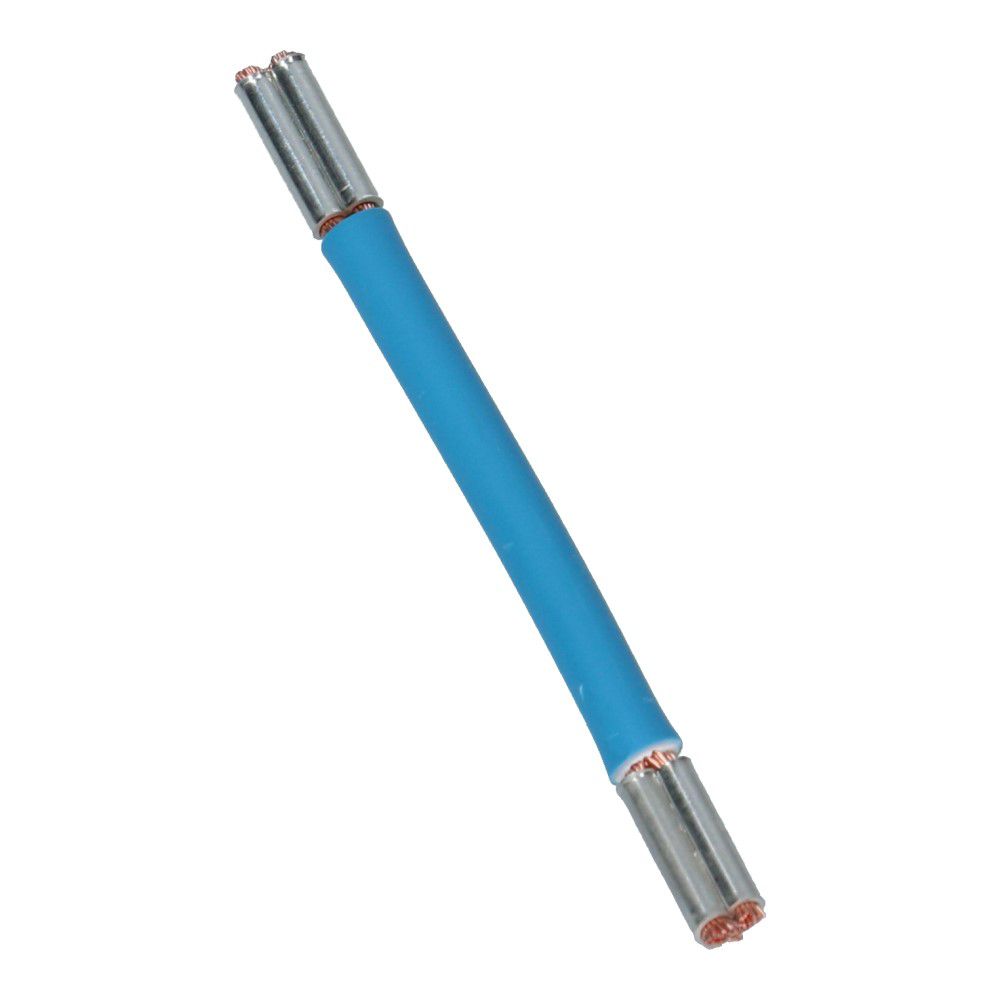 Montagedraad met vertind huls blauw 2.5mm² 110mm halogeenvrij 90°C