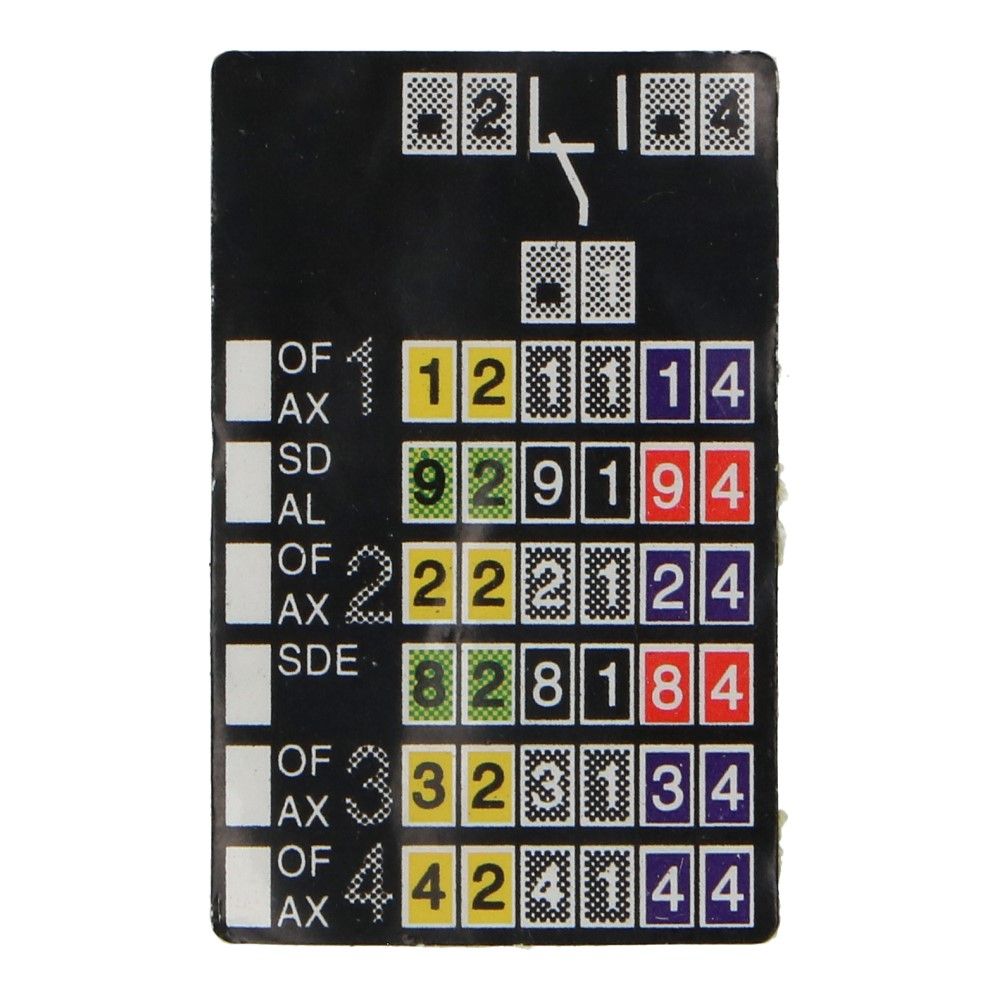 16A-250A serie AUX hulpcontact 16A-250A serie AUX hulpcontact
