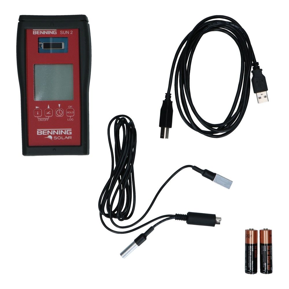 PV instralingsmeter en temperatuurmeter SUN 2 PV instralingsmeter en temperatuurmeter SUN 2
