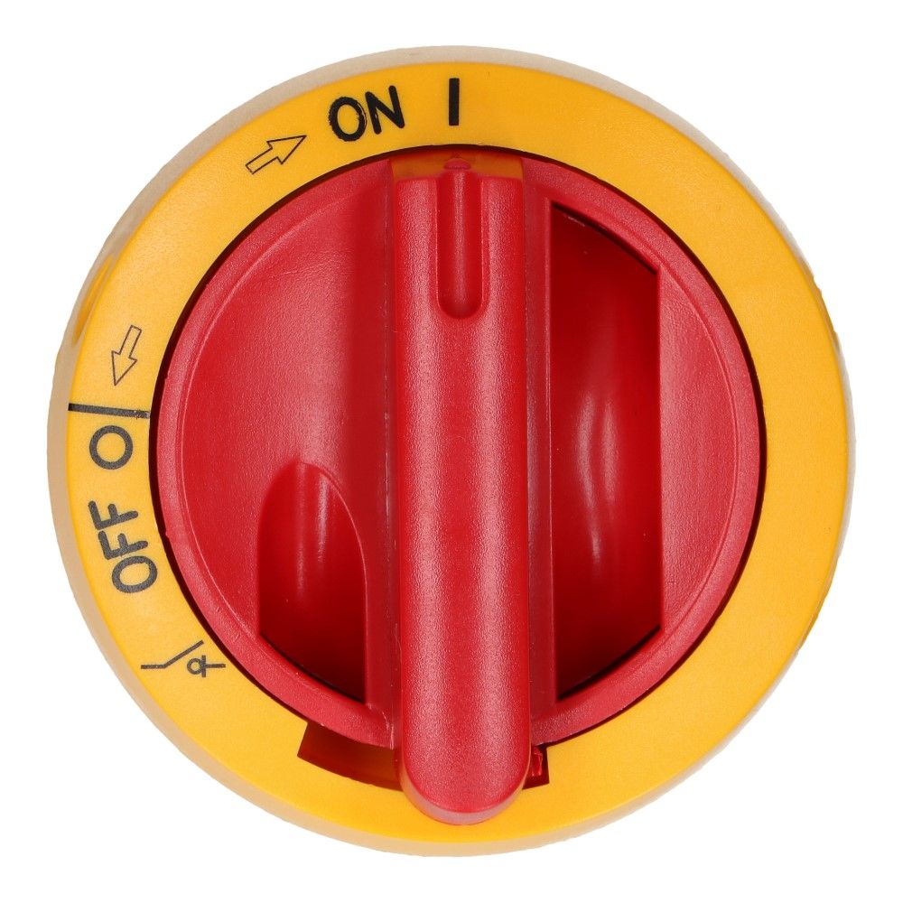 Bedieningshendel IP66 geel/rood tbv KU basis element exclusief as Bedieningshendel IP66 geel/rood tbv KU basis element exclusief as