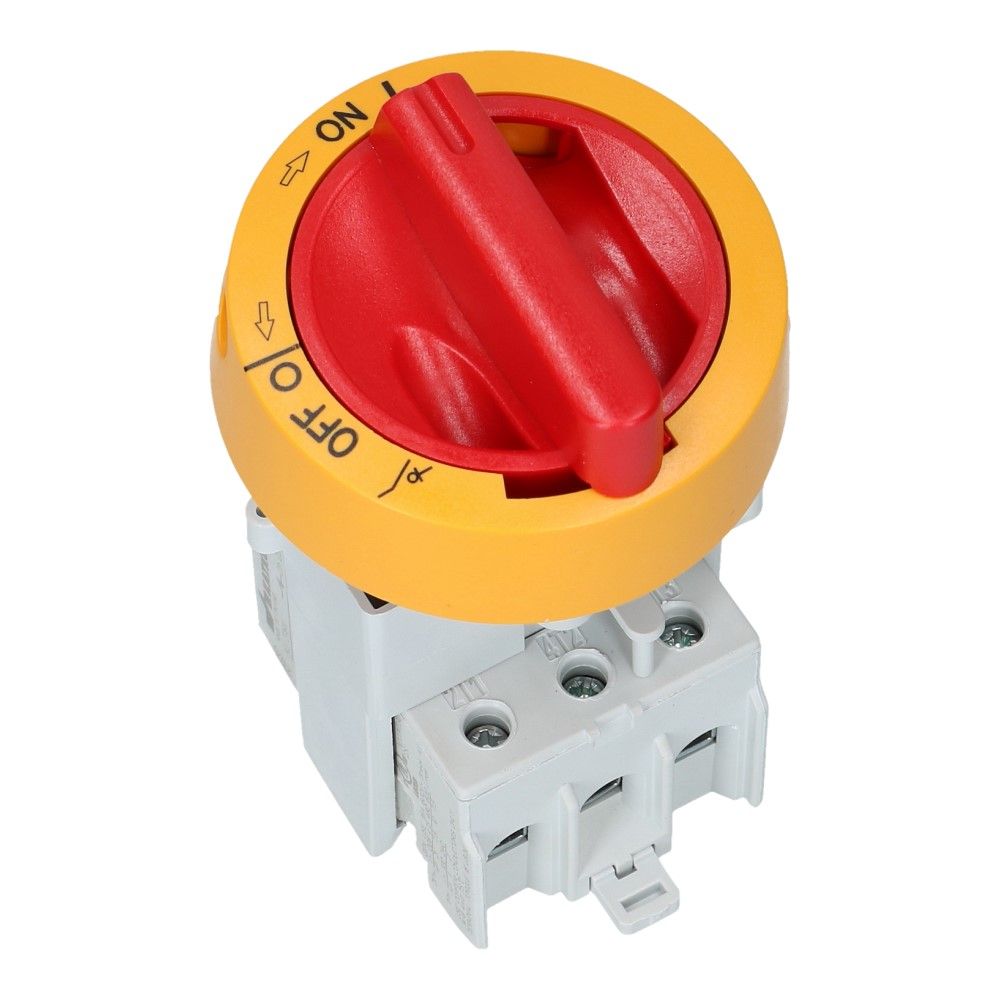 Inbouw kit voor KU basis element 3 polig geel/rood IP66 Inbouw kit voor KU basis element 3 polig geel/rood IP66