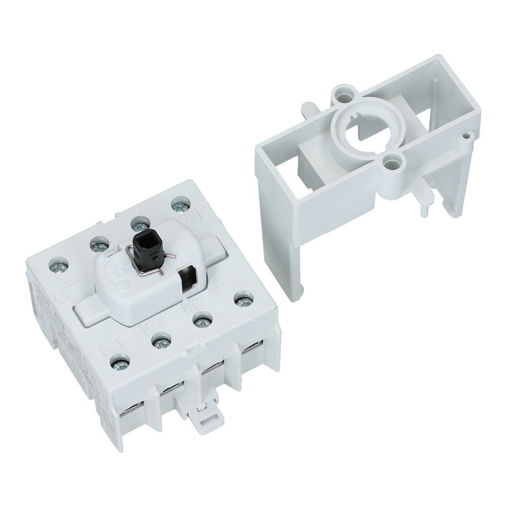 Inbouw kit voor KU basis element 4 polig zwart IP66 Inbouw kit voor KU basis element 4 polig zwart IP66