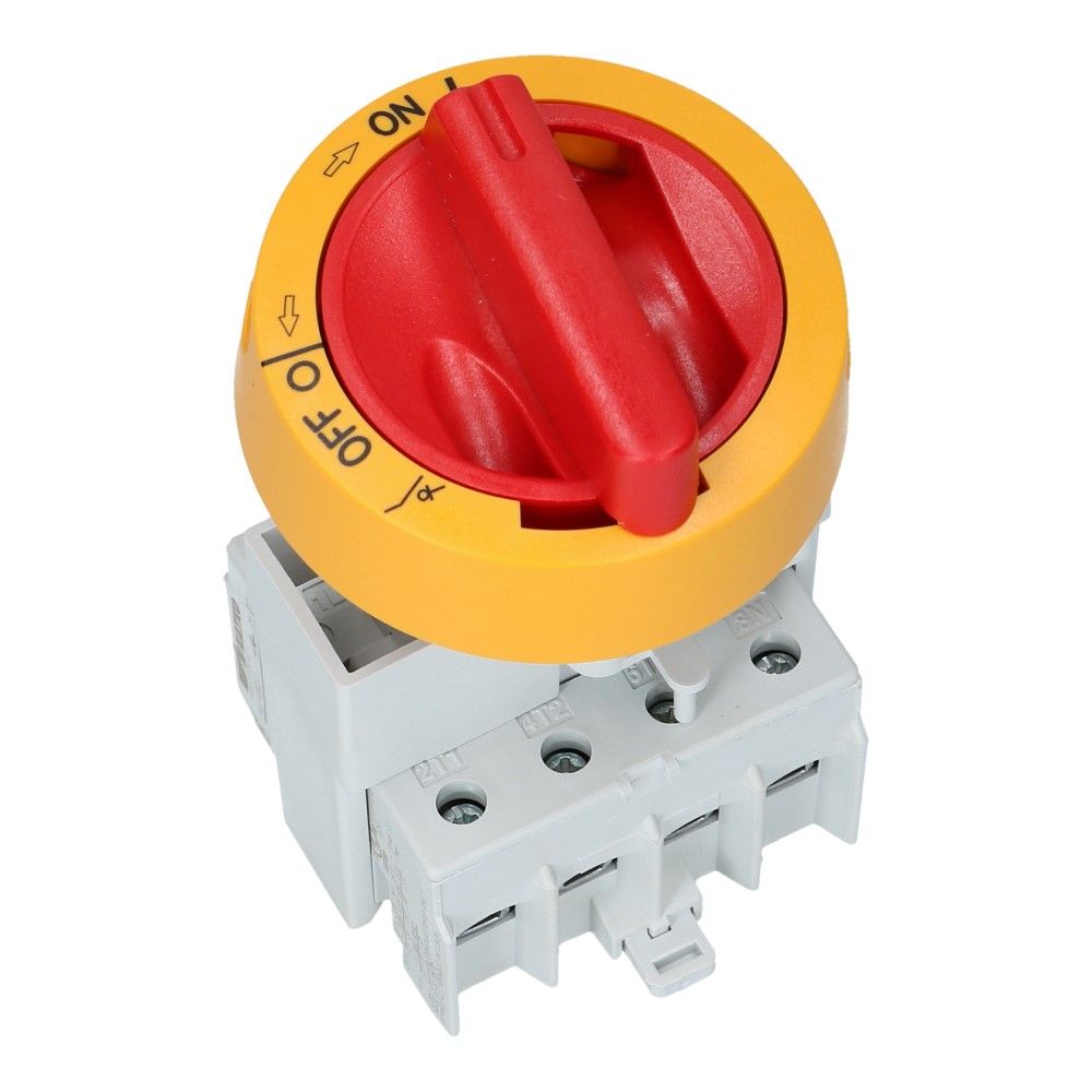 Inbouw kit voor KU basis element 4 polig geel/rood IP66 Inbouw kit voor KU basis element 4 polig geel/rood IP66
