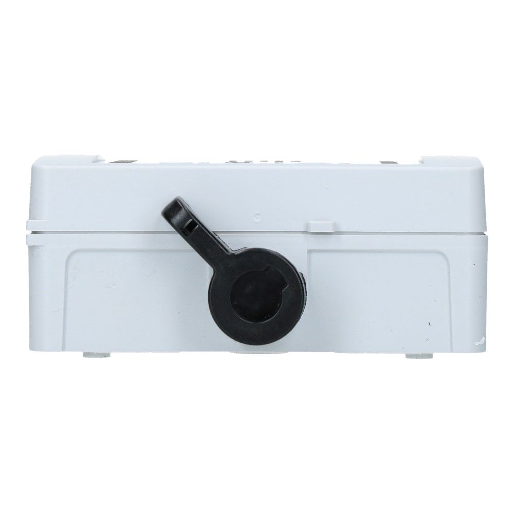 Werkschakelaar IP67 2 polig 25A 83x128x55mm zwart zijhefboom hendel ABS Werkschakelaar IP67 2 polig 25A 83x128x55mm zwart zijhefboom hendel ABS