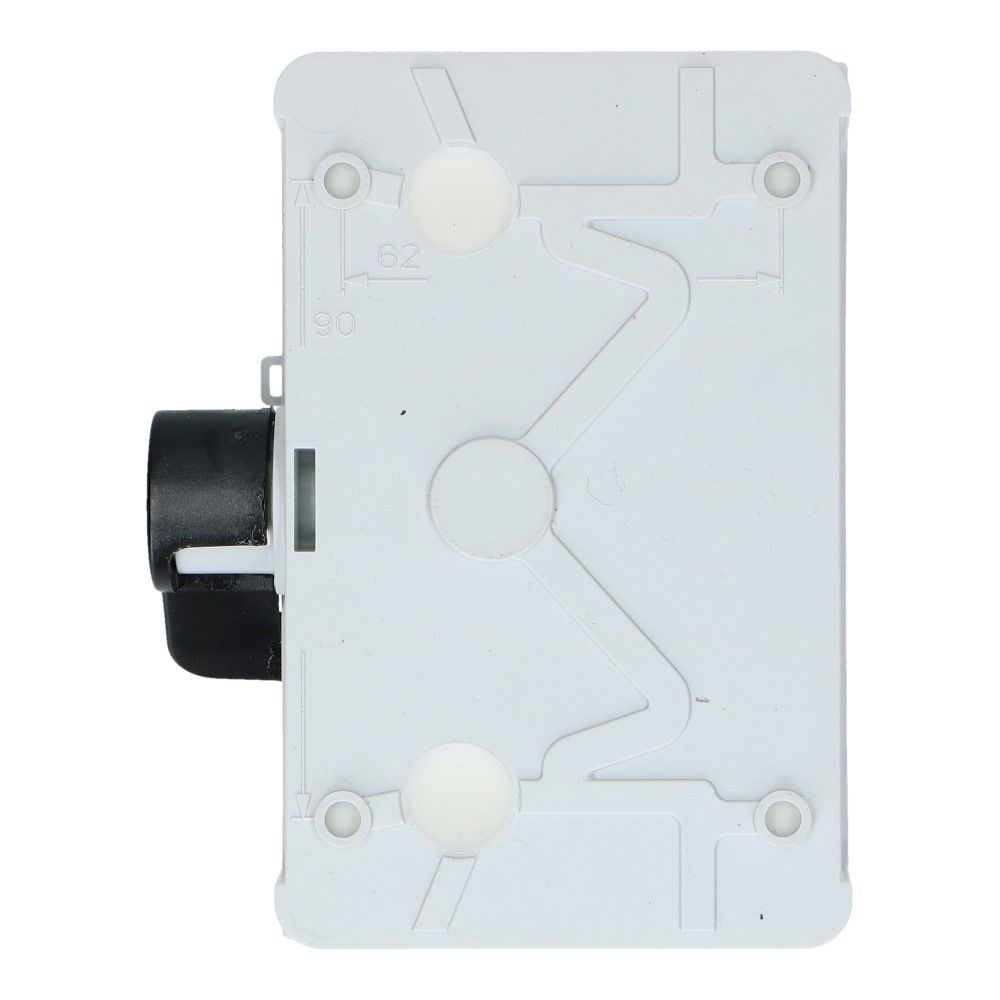 Werkschakelaar IP67 2 polig 25A 83x128x55mm zwart zijhefboom hendel ABS Werkschakelaar IP67 2 polig 25A 83x128x55mm zwart zijhefboom hendel ABS