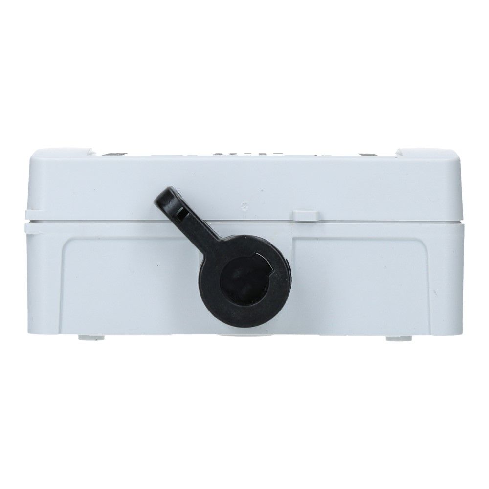 Werkschakelaar IP67 4 polig 25A 83x128x55mm zwart zijhefboom hendel ABS Werkschakelaar IP67 4 polig 25A 83x128x55mm zwart zijhefboom hendel ABS