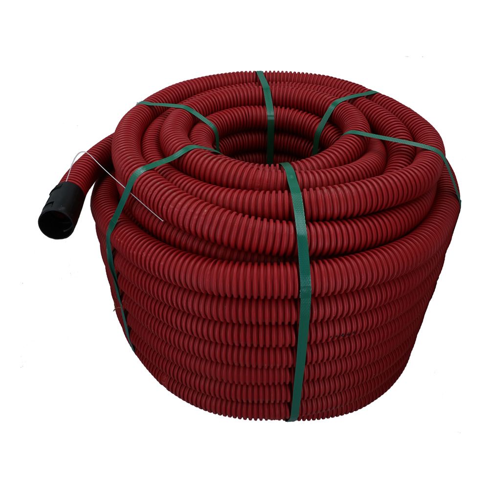 Mantelbuis met nylon trekkoord 40mm - 50 meter Mantelbuis met nylon trekkoord 40mm - 50 meter