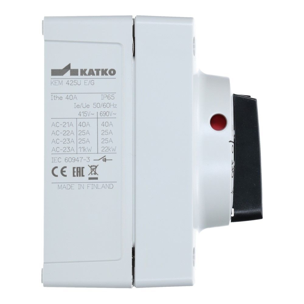 Werkschakelaar IP66 4 polig 40A 96x130x106mm zwart hendel PC AC22-25A Werkschakelaar IP66 4 polig 40A 96x130x106mm zwart hendel PC AC22-25A