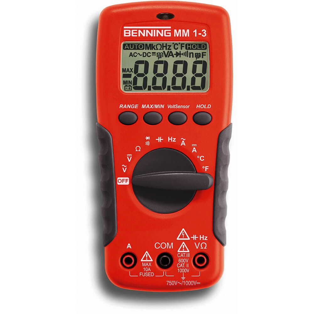 Digitale multimeter MM 1-3 0.1mV-600V 1000V DC / 0.1mV-750V AC Digitale multimeter MM 1-3 0.1mV-600V 1000V DC / 0.1mV-750V AC